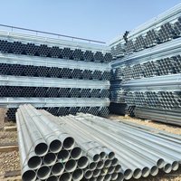 Tuyau en acier prégalvanisé léger pour suspensions de plafond et de CVC Q195 Q235 Q345 ASTM GB EN BS Diamètre extérieur personnalisé Longueur coupée sur mesure