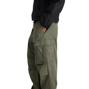 Pantalon cargo personnalisé à la mode pour hommes, coupe ample, jambe droite, avec plusieurs poches, pour tenue décontractée, pantalon cargo baggy d'extérieur - Product Image 4