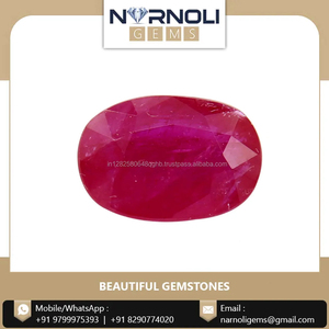 Piedra Preciosa Suelta de Rubí Rojo Natural, Corte Ovalado de 10.5x7.2 mm, 3.16 Quilates, Cristal de Corindón Facetado para Anillos Solitarios Personalizados con Montura de Bisel - Product Image 2