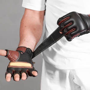 ถุงมือหนัง MMA สำหรับแข่งขันต่อสู้ศิลปะการป้องกันตัวทำจากหนัง MMA - Product Image 5