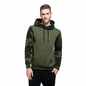 Sweat à capuche en polaire épais pour homme, taille plus, personnalisable, coupe régulière, imprimé uni, vente en gros - Product Image 6