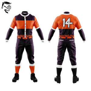 2025 Conjuntos de uniformes de béisbol al por mayor | Camisetas de equipo para adultos con logotipo personalizado Ropa deportiva transpirable OEM/ODM - Product Image 6