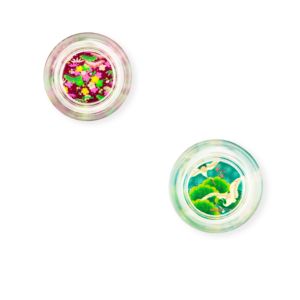 Set di 6 Bicchieri in Vetro Resistente da 340 ml, Trasparenti con Fondo Decorato, Design Giapponese Kimono di Excelsa, Multicolore - Product Image 6