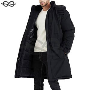 Parka extra longue Manteau d'hiver Veste doudoune à capuche Vêtements d'extérieur lourds, chauds et résistants à l'eau pour la protection contre le froid - Product Image 2