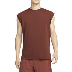 Camiseta sin mangas de entrenamiento deportivo informal para hombre, ropa de gimnasio de verano con cuello redondo, diseño sin mangas, ropa de Fitness de etiqueta privada - Product Image 1