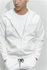 Omicron Vietnam-diseñado impermeable a prueba de viento gimnasio pulóver Sudadera con capucha ropa de calle primavera forro de punto Nylon/Spandex cremallera - Product Image 5