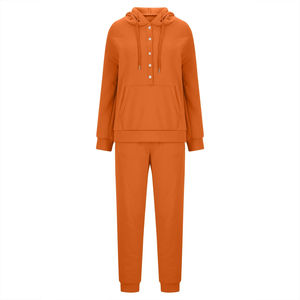 Customized Half-<b>Zip</b> Cotton Button Hoodie Tracksuit Men/Women Casual Windproof Breathable Outdoor Sport Training Gear - Product Image 5