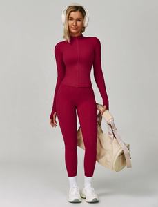 Ensemble de yoga 3 pièces sans couture le plus vendu pour femmes : Leggings, Crop Top et Soutien-gorge de sport – Idéal pour le fitness, la gym, le Pilates et l'entraînement - Product Image 4