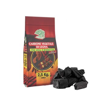 ¡Carbón vegetal natural de alta calidad de 2,2 kg para parrilla de barbacoa, cocina impecable! Accesorios para barbacoa - Product Image 1