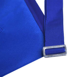 Tablier de maître maçonnique à broder à la main Tablier maçonnique en velours bleu marine - Product Image 5