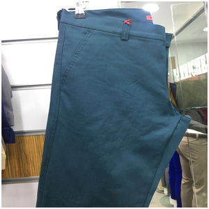 กางเกงชิโนทรงสลิมฟิตสำหรับผู้ชายกางเกงลำลองสีพื้น - Product Image 1