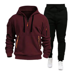 Ensemble de survêtements confortables à manches longues pour hommes de haute qualité pour le sport Survêtement nouveau style pour hommes personnalisé - Product Image 1