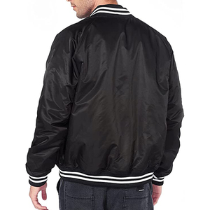 Venta al por mayor de satén Varsity chaqueta personalizada OEM Bomber chaqueta de béisbol de alta calidad Unisex moda Streetwear diseño de moda - Product Image 2