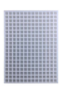 Moule en silicone carré pour la production de bonbons gélifiés, 266 cavités, demi-plaque, réutilisable pour la fabrication professionnelle de bonbons dans les cuisines commerciales - Product Image 2