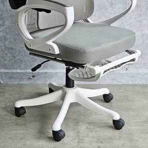 GAK909 Ergonomic Office Swivel Chair <b>Footrest</b> Lift Adjustable Headrest Reclining Feature Durable Foam Fabric Aluminium Iron - Product Image 4