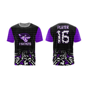 CAMISETA DE CUELLO DE HOMBRE LOGOTIPO DE IMPRESIÓN MANGAS CORTAS CAMISAS DE POLIÉSTER DE CUELLO REDONDO CAMISETA AL POR MAYOR 2024 - Product Image 3