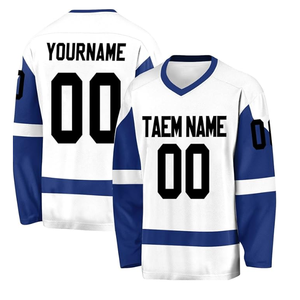 Camisetas de hockey reversibles personalizadas de alta calidad para hombres, camisa de práctica de manga larga, diseño sublimado, ropa de hockey sobre hielo - Product Image 2