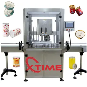 Sellador de latas de precio de fábrica para máquina de enlatado de alimentos de Frutas/máquina de sellado de latas de aluminio de atún