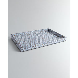 Plateau carré élégant d'incrustation d'os fait à la main et tendance parfait pour servir dans le restaurant à la maison d'hôtel et le marché d'exportation - Product Image 4