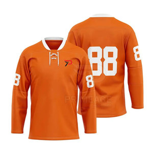 Jersey de Hockey sobre Hielo de Primera Calidad para Equipos, Ligero, de Manga Larga, Color Personalizado - Product Image 1