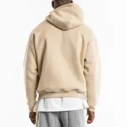 Pull à capuche personnalisé de haute qualité pour hommes Streetwear surdimensionné à la mode Sweat-shirt à capuche d'hiver imprimé en polaire Fabricant vente en gros - Product Image 4