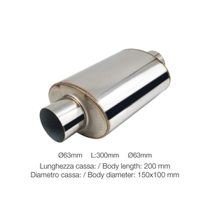 Silencieux universel id 63mm - Product Image 1