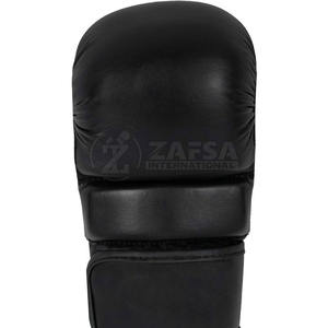 Vente en gros Gants hybrides personnalisés de haute qualité Gants de combat de boxe en cuir PU avec logo personnalisé - Product Image 4