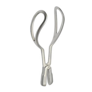 Pince obstétrique courbée courte Vaslcare avec lames vaginales pince en acier pour les procédures Ob Gyn - Product Image 1