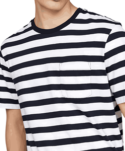 เสื้อยืดคอกลมแขนสั้นสำหรับผู้ชายผ้าคอตตอน100% แบบถักสวมใส่สบายแห้งเร็วระบายอากาศทรงพอดีตัวปกติ - Product Image 3