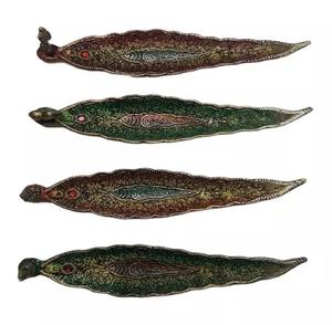 Elegant Style Exquisite Middle Eastern Arabian Copper Metal <b>Incense</b> Holder Aroma Diffuser Desktop <b>Incense</b> Burner - Product Image 5