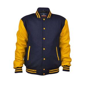 Streetwear OEM tendance personnalisée en cuir PU insigne de broderie d'hiver vestes d'université de moto - Product Image 5