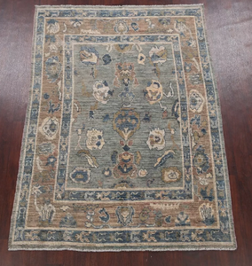 Alfombra Oushak de lana de alta calidad hecha a mano con nuevo diseño moderno, alfombras y juegos de diseño abstracto para sala de estar y dormitorio - Product Image 1