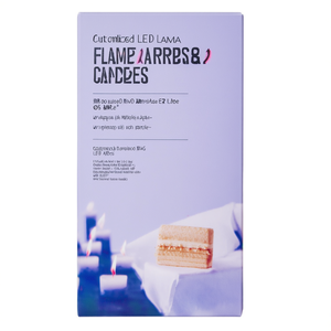 Lampe LED personnalisée avec bougies sans flamme et LED - Product Image 3