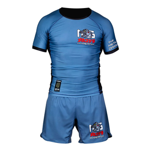 MMA Rashguard Jiu Jitsu Custom Men Rash Guard Set por Pakistani made Bright Way International - Product Image 1