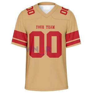 Şık amerikan futbolu formaları yüksek kalite Custom Made tam süblimasyon XL boyutu moda gömlek ve bir maliyetle OEM Tops - Product Image 1