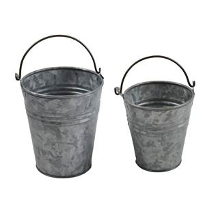 Jardinière ovale en métal galvanisé de Zinc de nouveau Style avec poignée en corde pour la maison et le jardin Pot de fleur décoré et jardinières - Product Image 6