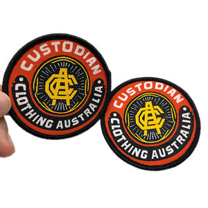 Parches tejidos de la mejor calidad 100% de Pakistán Heatpaper Back con decoración de encaje Material de tela Parche tejido - Product Image 4