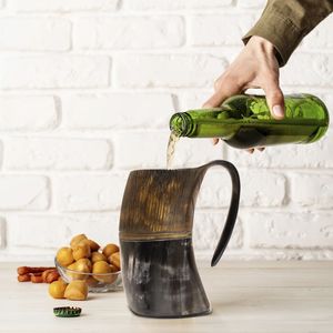 Tasse à café en verre de luxe sculptée à la main pour le vin et les fêtes - Product Image 2