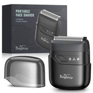 Mini rasoir électrique compact pour hommes, double lame, tête flottante, étanche IPX7, utilisation humide et sèche, interface en allemand - Product Image 3