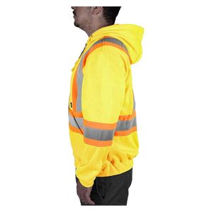 Algodón sin costuras avanzado Hi Visibility Ropa de trabajo para hombres Detección de aguja ignífuga Serigrafía Essential Worker OEM - Product Image 3