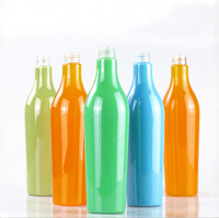 Bouteille de boisson en PET de qualité alimentaire en forme de boule de 350 ml (12 oz) avec bouchon à vis, 100 pièces/boîte, modèle B1101