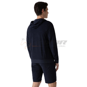 Personalizable Hombres 100% Algodón Peso Pesado Cremallera Sudadera Con Capucha Invierno Fleece En Blanco Con Capucha Zip up Fabricante Pullover Sudaderas Térmicas - Product Image 3