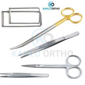 Ensemble chirurgical en acier inoxydable fabriqué au Pakistan, ensemble complet d'instruments chirurgicaux de chirurgie générale majeure par KAHLU ORTHOPEDIC - Product Image 3