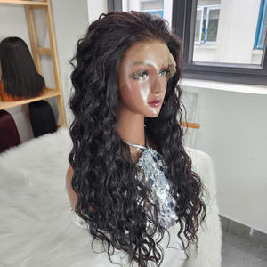 วิกผมชาวเวียดนามแท้วิกผมลูกไม้แบบเต็มความละเอียด26นิ้วทำจากผมมนุษย์ดิบ - Product Image 2