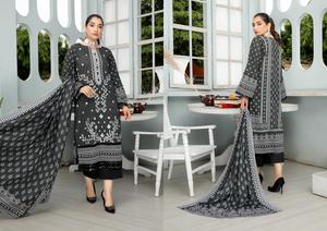 ชุดผ้าฝ้ายพิมพ์ลาย shalwar kameez สำหรับ100% ชุดนำเข้าปากีสถานขนาดใหญ่พิเศษสำหรับฤดูร้อน - Product Image 5