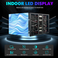 Écran LED intérieur P4 haute résolution 3840 Hz, panneau 960x960 mm, mur vidéo LED à maintenance frontale pour grande salle de classe