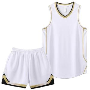 Maillots de basket-ball pour hommes en maille d'été de haute qualité, shorts, vêtements de sport pour jeunes, respirant, uniforme de basket-ball d'entraînement - Product Image 5