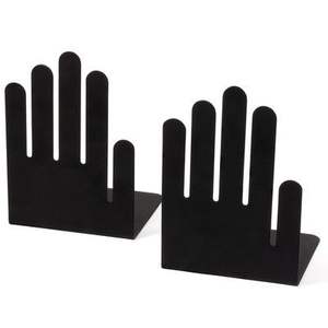 Serre-livres en métal de conception standard avec finition antique parfait pour ajouter une touche classique intemporelle à tout décor d'étagère - Product Image 3