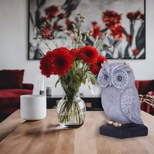 Figura Decorativa de Búho Hecha a Mano para Exhibición en Jardín, Escultura de Búho Premium para Decoración de Jardín, Césped y Hogar, Venta al por Mayor - Product Image 6