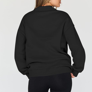 Sweat-shirt pour femme surdimensionné, de haute qualité, à la mode, vente en gros, sweat-shirt à manches longues pour femme - Product Image 2